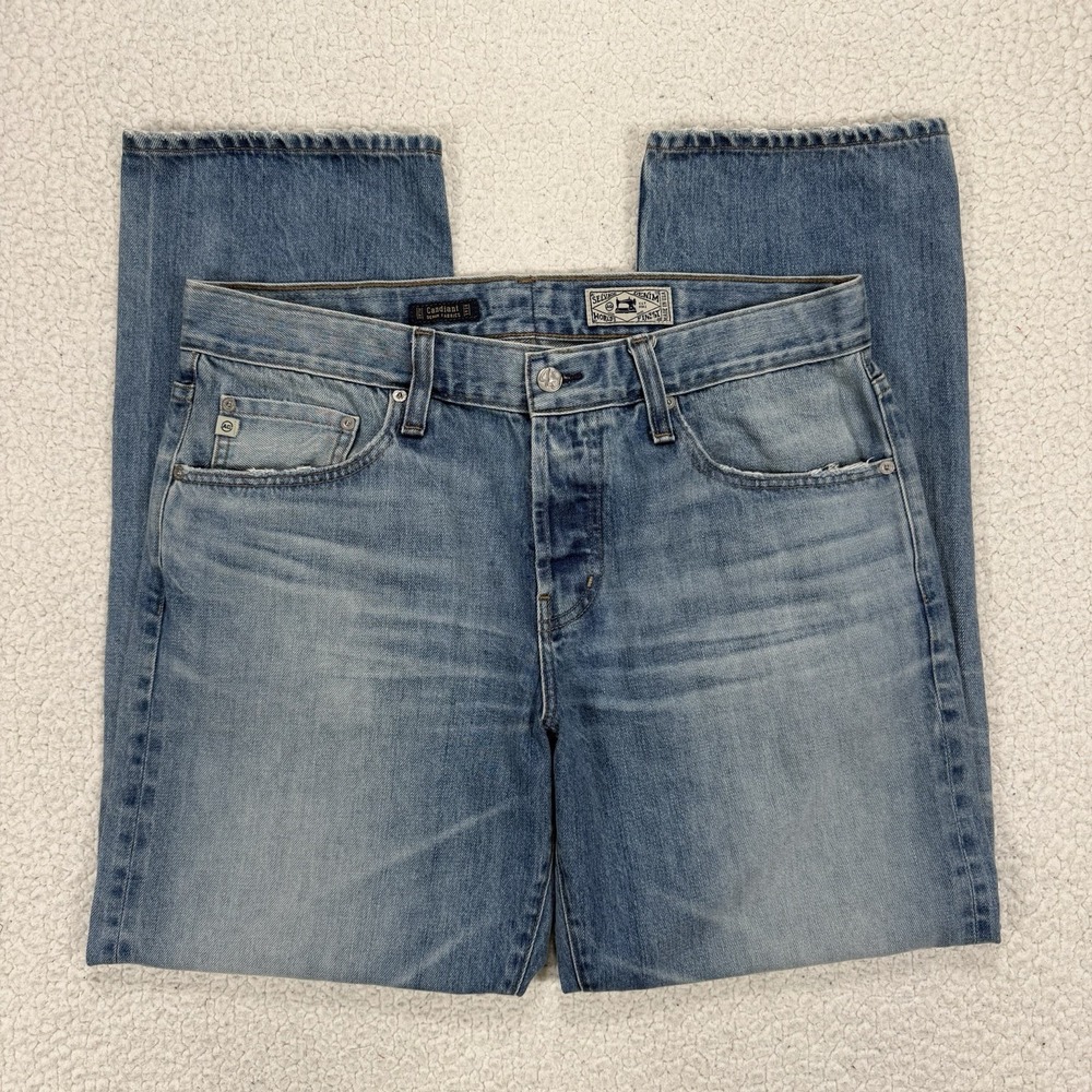 AG Adriano Goldschmied Kace 28 Selvage Jeans Men's 38x34 Candiani Streetwear